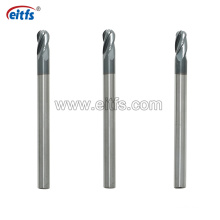 High Hardness Steel Tungsten Carbide 2/4 Flute Altin Coating Ball Nose End Mill